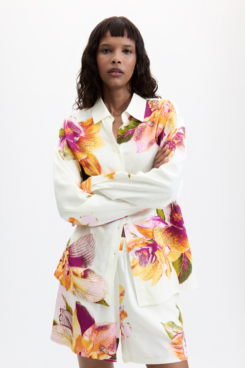 【5サイズ展開】ビッグフラワー柄シャツ 2026aw 新作／デシグアル（Desigual）｜丸井（マルイ）店