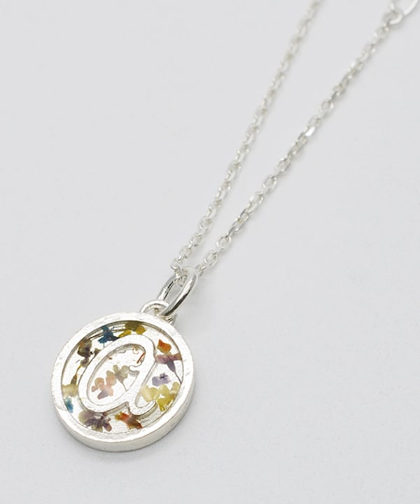 rehacer : Flower Initial Necklace Made インチ Japan／レアセル（rehacer）