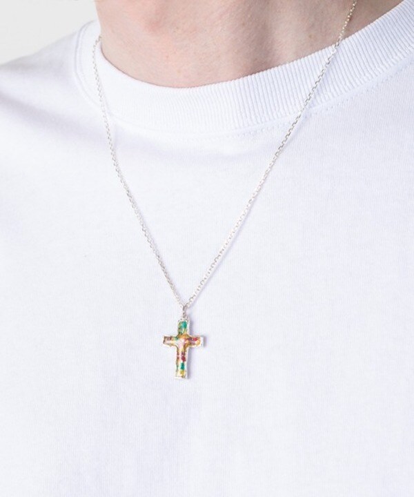 rehacer : Flower Cross Necklace／レアセル（rehacer）