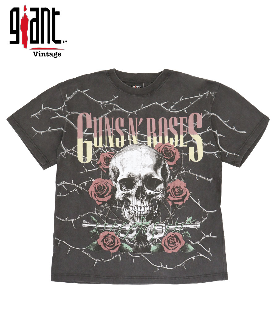 GUNS N ROSES SKULL ROSES / ブラック [12160767]／スタイライズ（STYLISE）｜丸井（マルイ）店