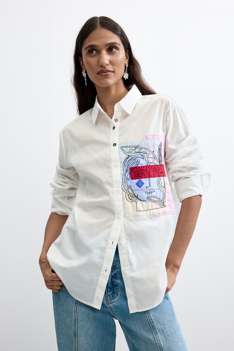 【5サイズ展開】パッチワークプリントシャツ 2026aw 新作／デシグアル（Desigual）｜丸井（マルイ）店