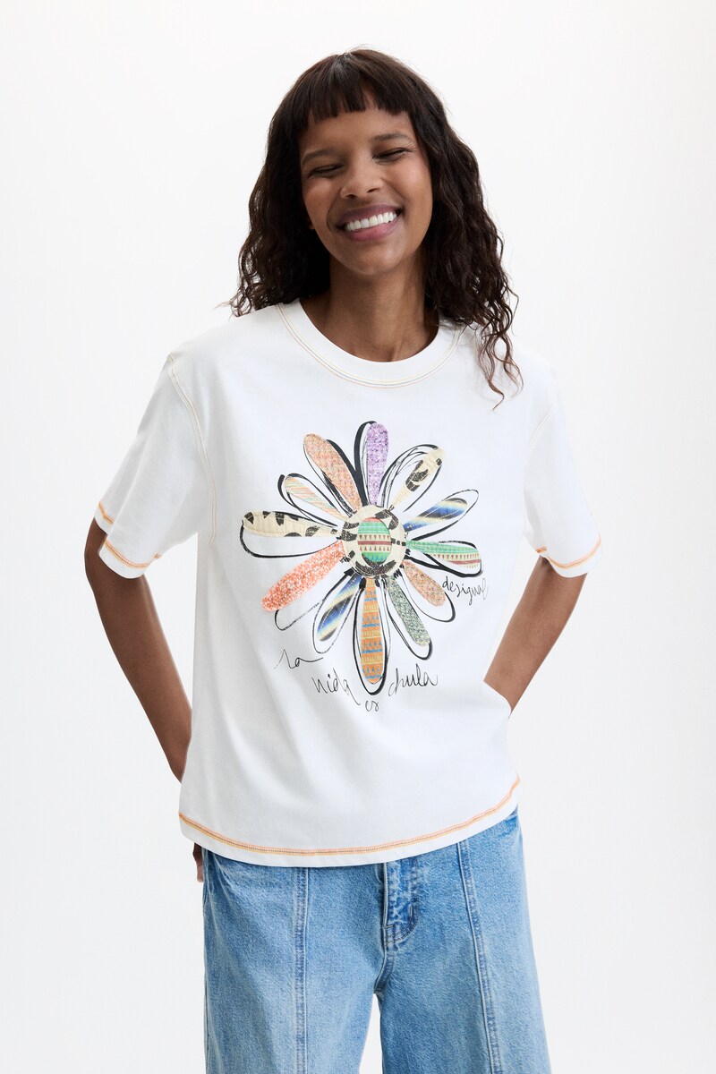 【5サイズ展開】フローラルプリントTシャツ 2026aw 新作／デシグアル（Desigual）｜丸井（マルイ）店