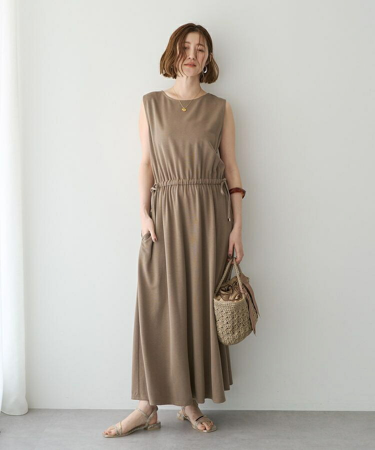【人付き合い冷感】カットノースリーブワンピース／イェッカ ヴェッカ（YECCA VECCA）