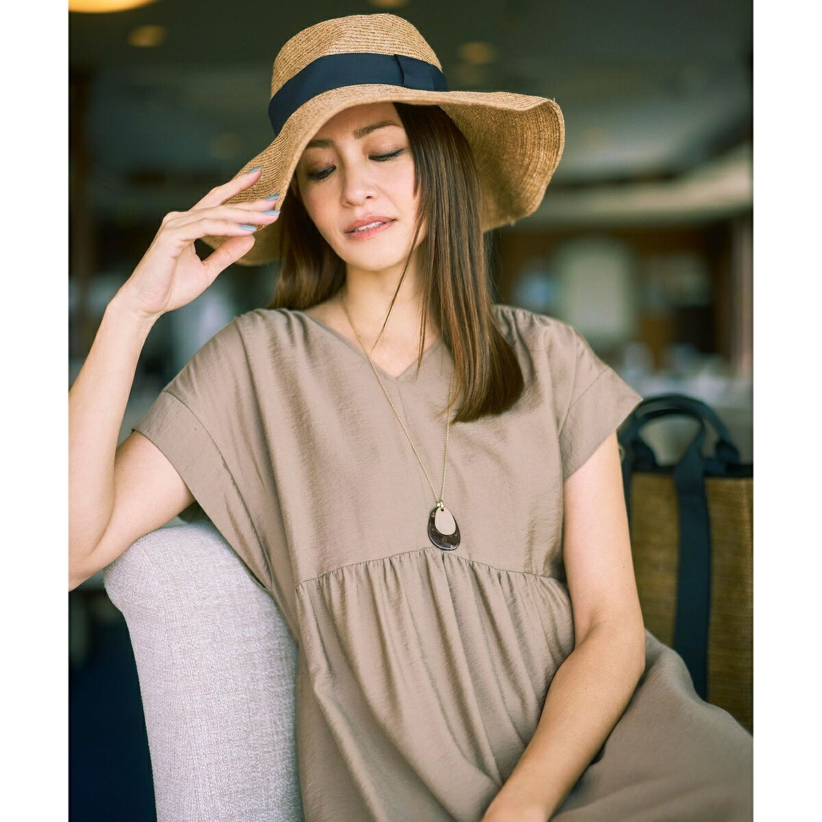 【WEB限定・大人気素材・新型追加】エアリーツイルティアード ワンピース/自由区(JIYU-KU)|丸井(マルイ)店