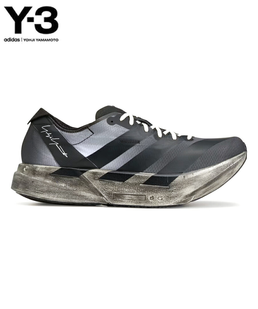 Y-3 ADIOS PRO 4 TRAINERS / ブラック&times;グレー [KI7128]／Y-3（Y-3）｜丸井（マルイ）店