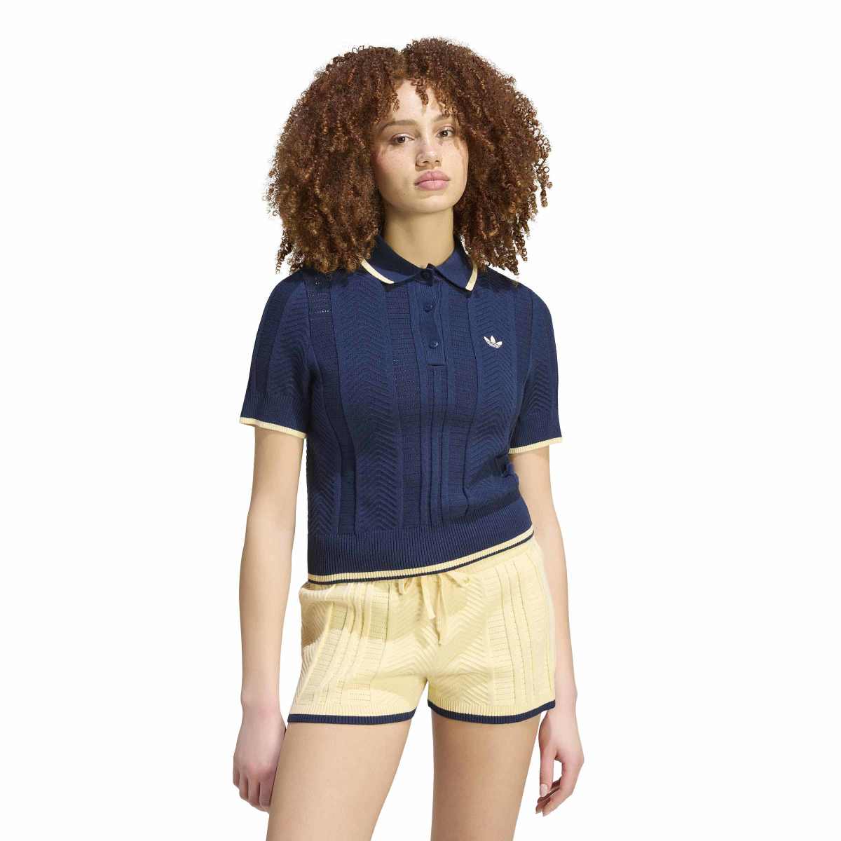 adidas Originals/CABLE KNIT CALI TEE POLO／アディダス オリジナルス（adidas originals）｜丸井（マルイ）店