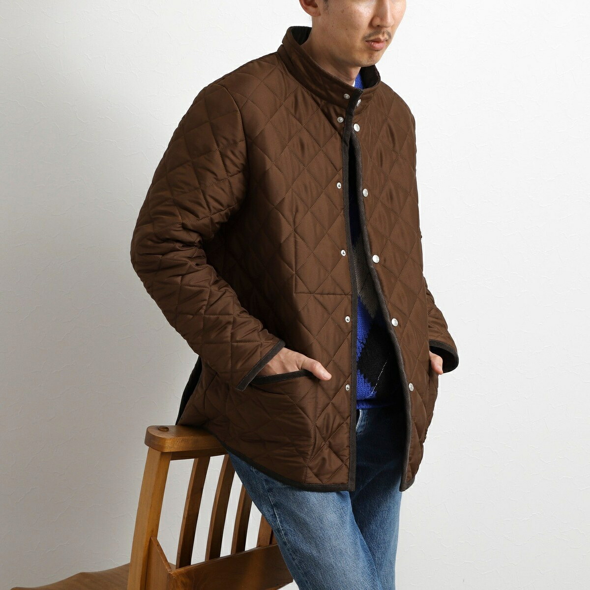 【Traditional Weatherwear】別注 WAVERLY STAND スタンドカラーキ／ノーリーズ グッドマン（NOLLEY&rsquo;S goodman）｜丸井（マルイ）店