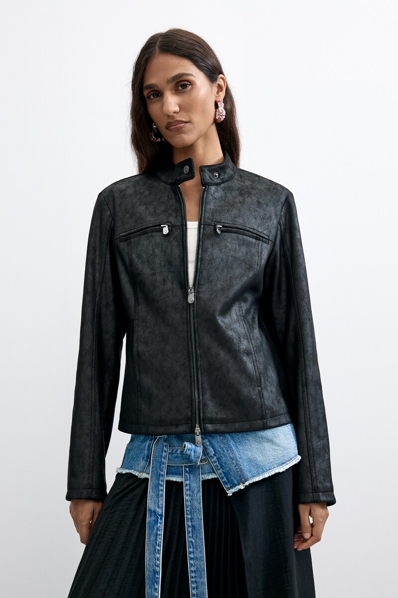 【6サイズ展開】フェイクレザージャケット 2026aw 新作/デシグアル(Desigual)|丸井(マルイ)店
