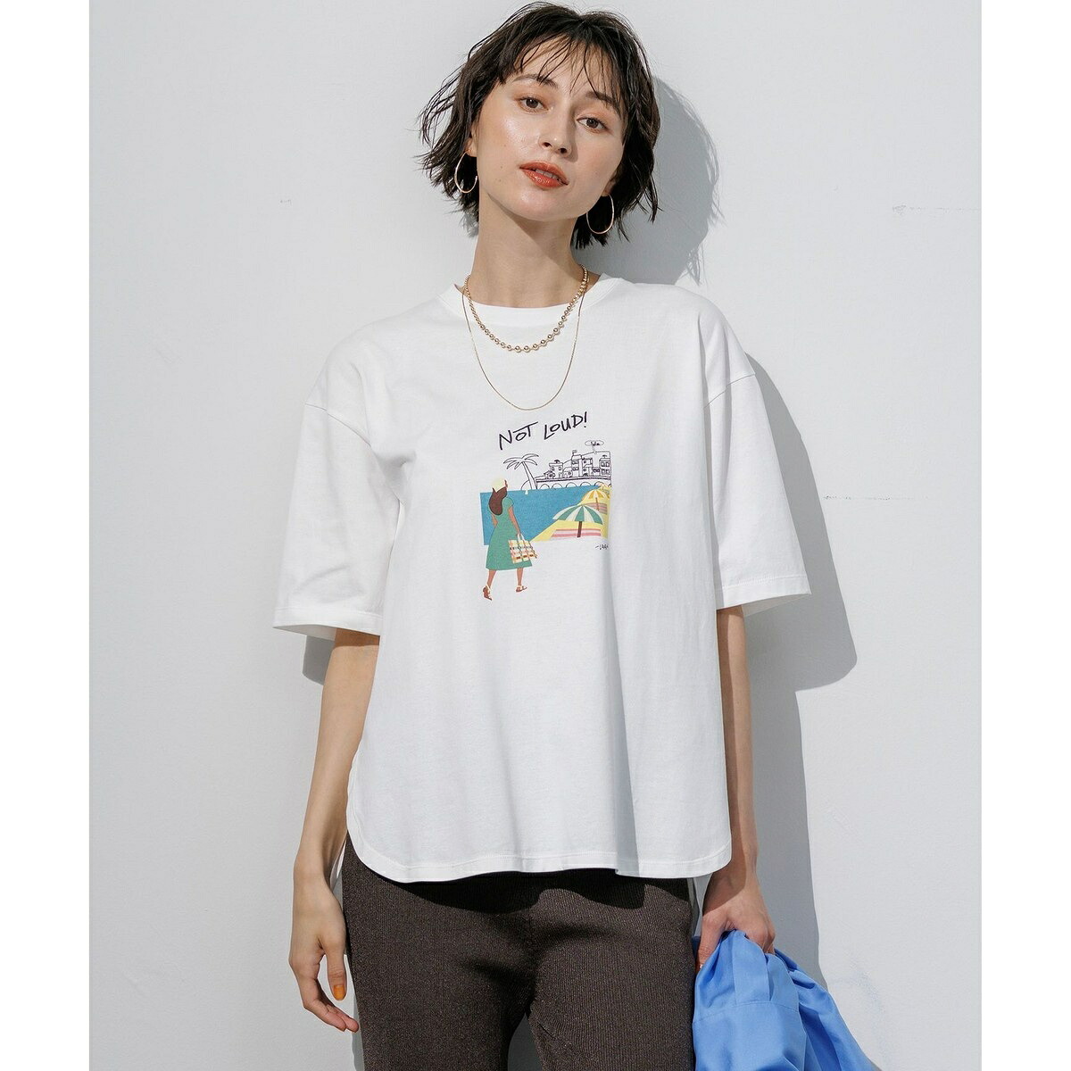 Lauren Rolwing コラボ グラフィックプリント リラクシー Tシャツ／23区（23KU）｜丸井（マルイ）店