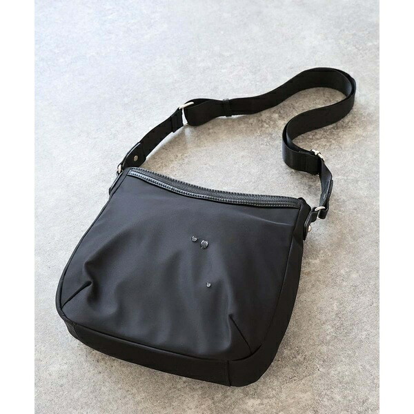 [撥水/軽量]ラウンドデザインレザーナイロンショルダー／MK ミッシェルクラン バッグ（MK MICHEL KLEIN BAG）｜丸井（マルイ）店