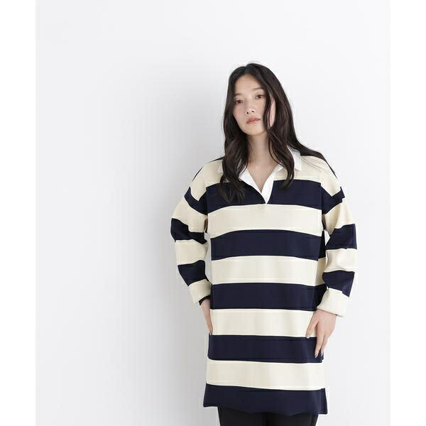〈N.〉ラガーミニニットワンピース／ナチュラルビューティーベーシック（NATURAL BEAUTY BASIC）｜丸井（マルイ）店