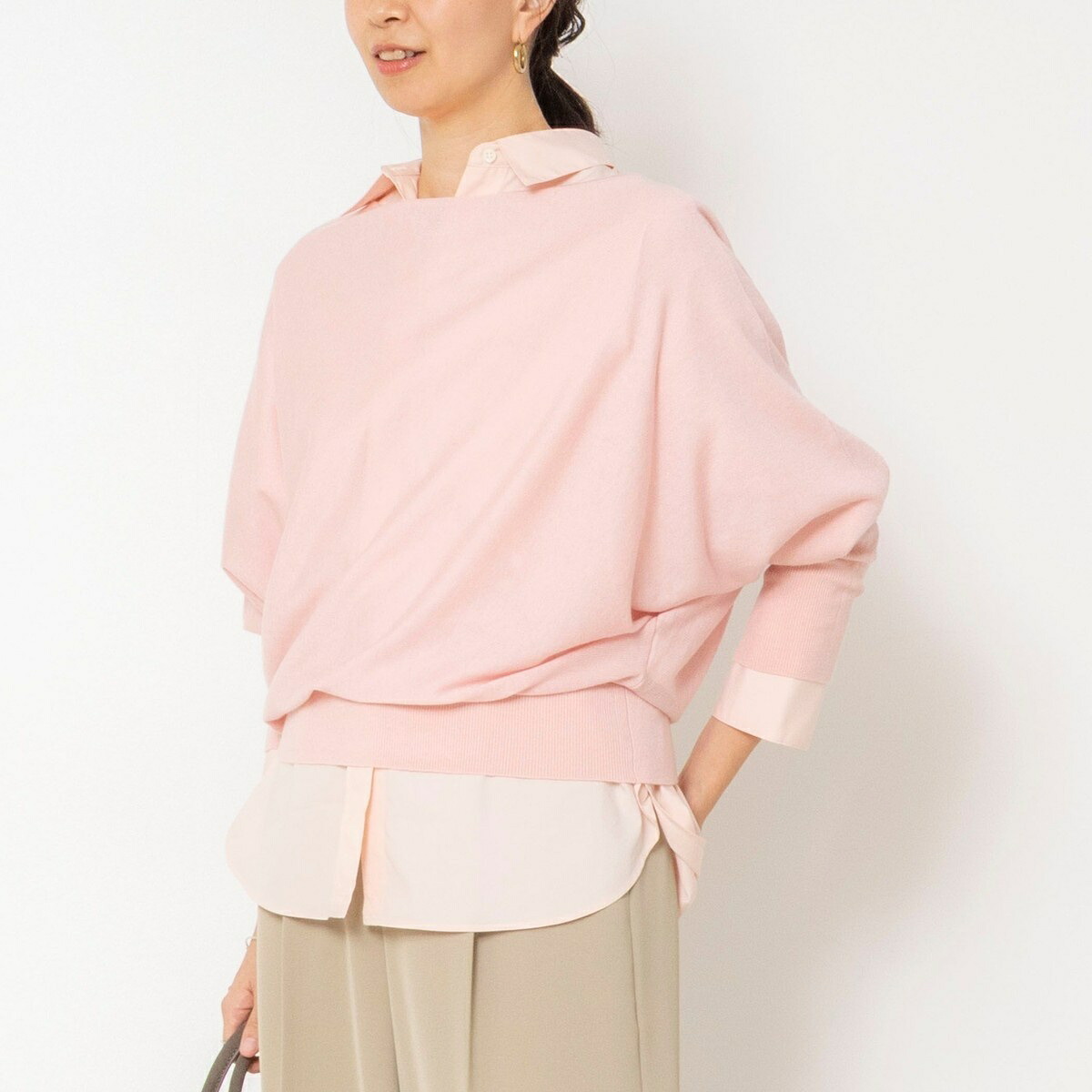 【一部WEB限定カラーアイテム】ドレープドルマンプルオーバー／ノーリーズソフィー（NOLLEY&rsquo;S sophi）｜丸井（マルイ）店