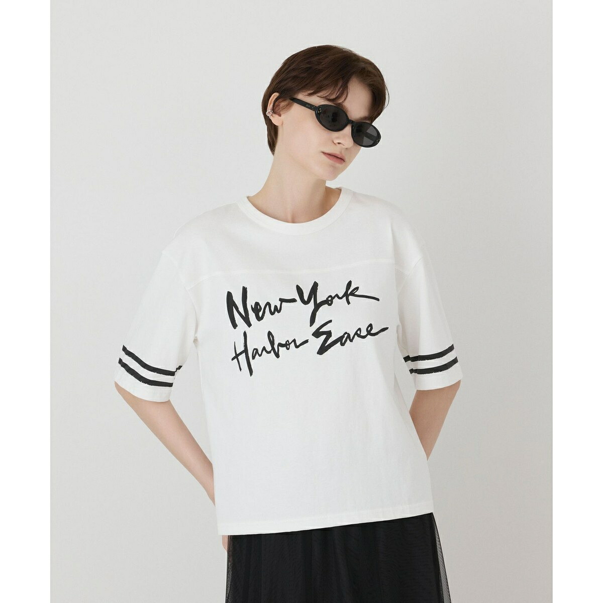 カレッジロゴプリントTシャツ／グレースコンチネンタル（GRACE CONTINENTAL）｜丸井（マルイ）店