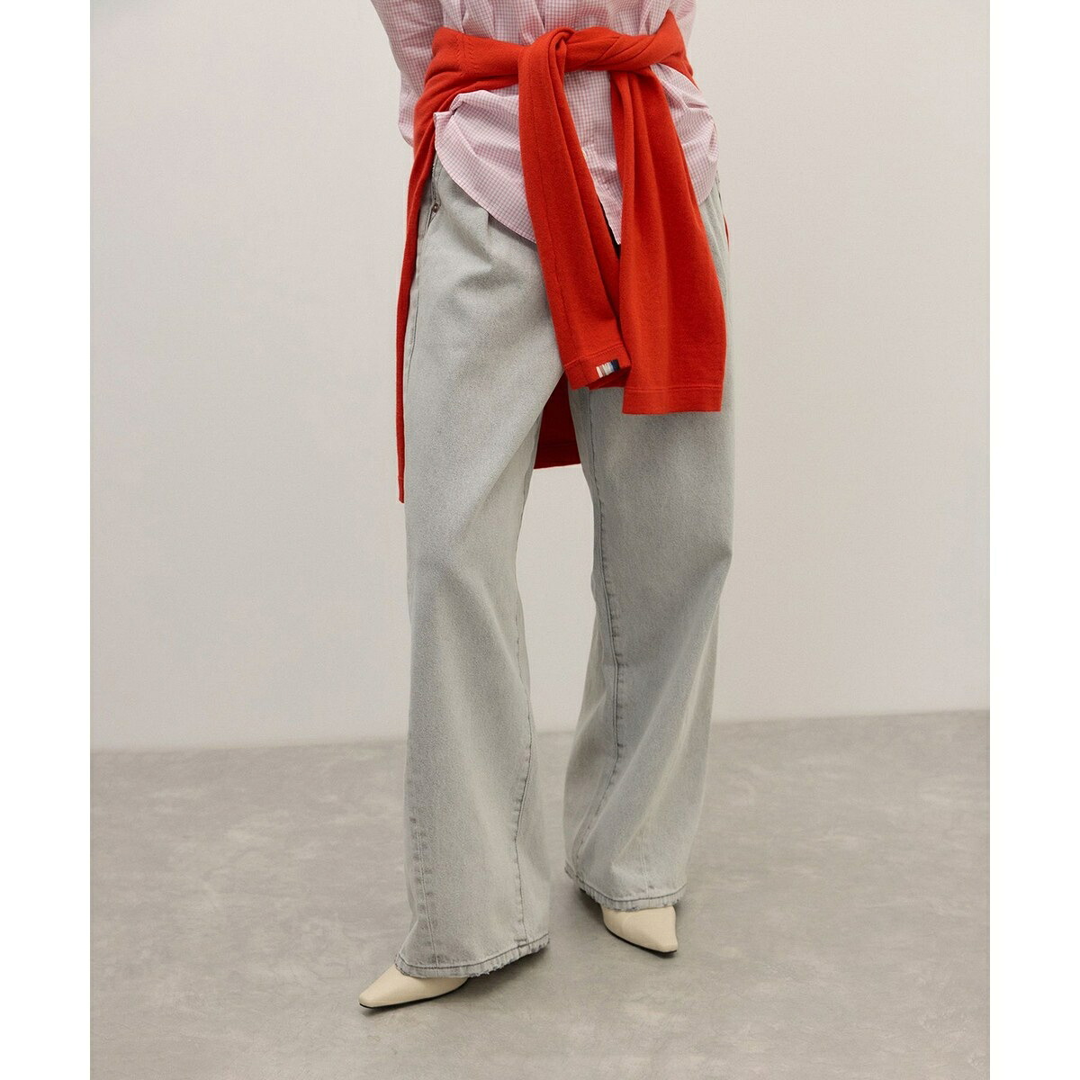 【WEB限定】・【サステナブル】・【定番】ディープライズワイドデニム/アダムエロペ(ADAM ET ROPE')|丸井(マルイ)店