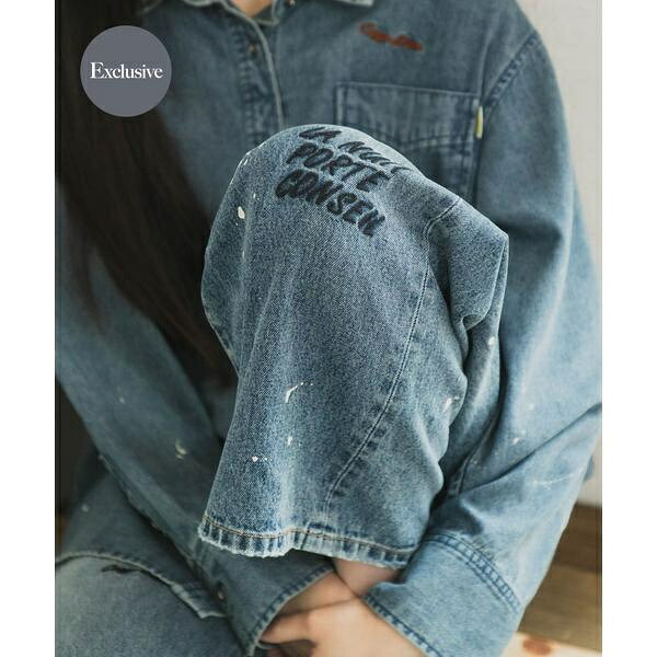『別注』PICCADILLY×URBAN RESEARCH 刺繍デニムパンツ/アーバンリサーチ(URBAN RESEARCH)|丸井(マルイ)店