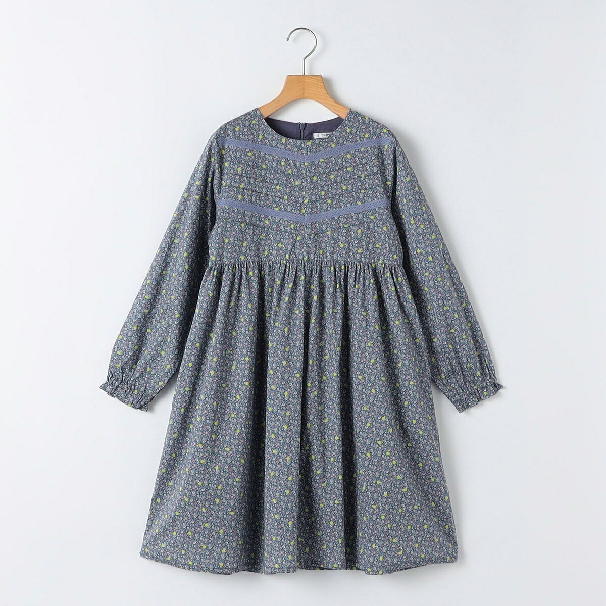 SHIPS KIDS:140～150cm / リバティ ギャザー ワンピース 長袖／シップス（SHIPS）｜丸井（マルイ）店