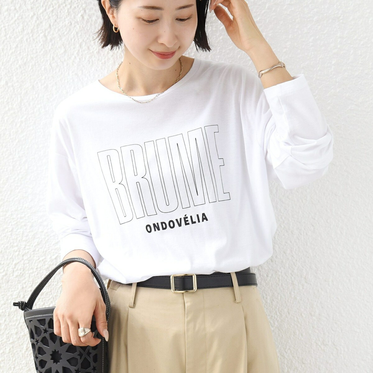 《予約》メルティ コットン ロゴ ロング スリーブ TEE／シップス（SHIPS）｜丸井（マルイ）店