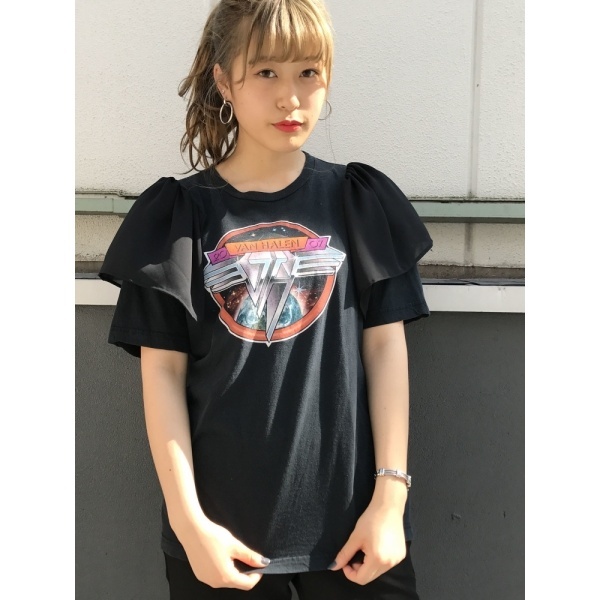 楽天市場 ウィゴー Used リメイクフリルバンドtシャツ ウィゴー レディース Wego 丸井 マルイ 楽天市場店