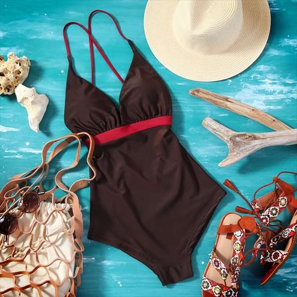 楽天市場 Sea Dress ﾊﾞｯｸｸﾛｽﾜﾝﾋﾟｰｽ 水着 ティティベイト Titivate 丸井 マルイ 楽天市場店