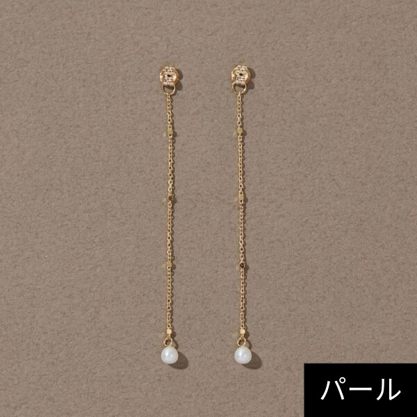 【累計販売 1000点突破！】【K10】淡水パールピアスキャッチ/5cm／ジュピター（JUPITER）
