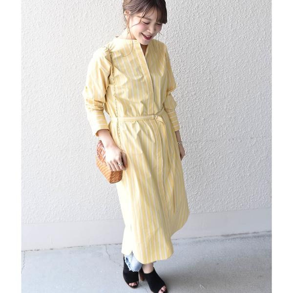 楽天市場 予約 ｐｒｅｆｅｒ ｓｈｉｐｓ ストライプシャツワンピース シップス レディース Ships For Women 丸井 マルイ 楽天市場店
