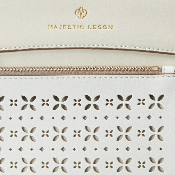 楽天市場 雑誌掲載 パンチング合皮リュック マジェスティックレゴン バッグ ウォレット Majestic Legon 丸井 マルイ 楽天市場店