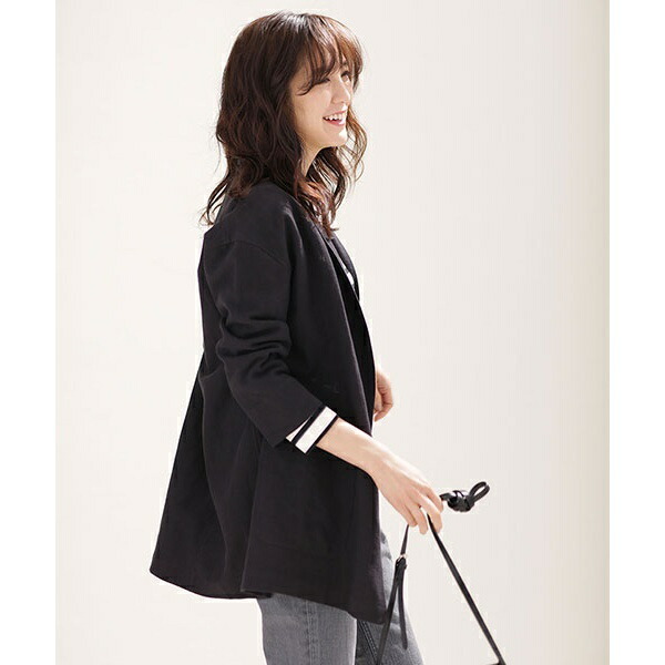 楽天市場 ショールカラーリネンジャケット ナノ ユニバース レディース Nano Universe 丸井 マルイ 楽天市場店