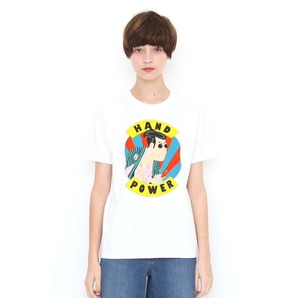 楽天市場 ユニセックス ベーシックtシャツ ハンドパワー グラニフ Graniph 丸井 マルイ 楽天市場店