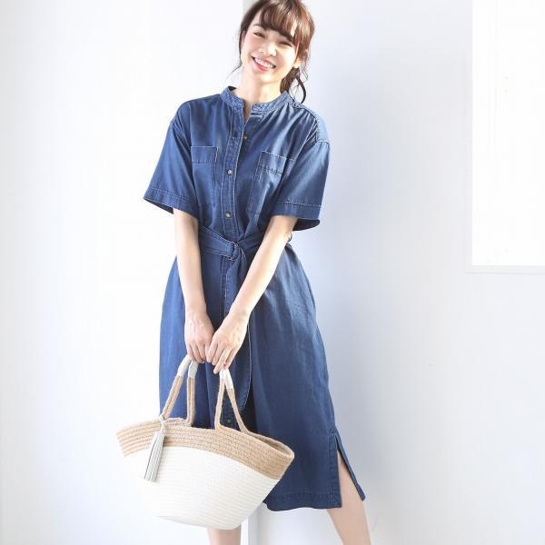 楽天市場 デニムシャツワンピース コーエン レディース Coen 丸井 マルイ 楽天市場店