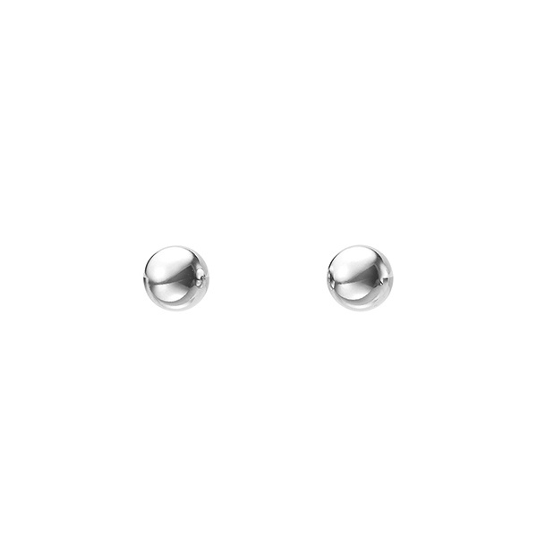 K18 ホワイトゴールド ピアス （3mm）／エステール（ESTELLE）｜丸井（マルイ）店
