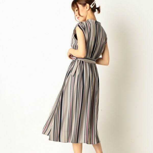 楽天市場 マルチストライプ開襟ワンピース アルシーヴ Archives 丸井 マルイ 楽天市場店
