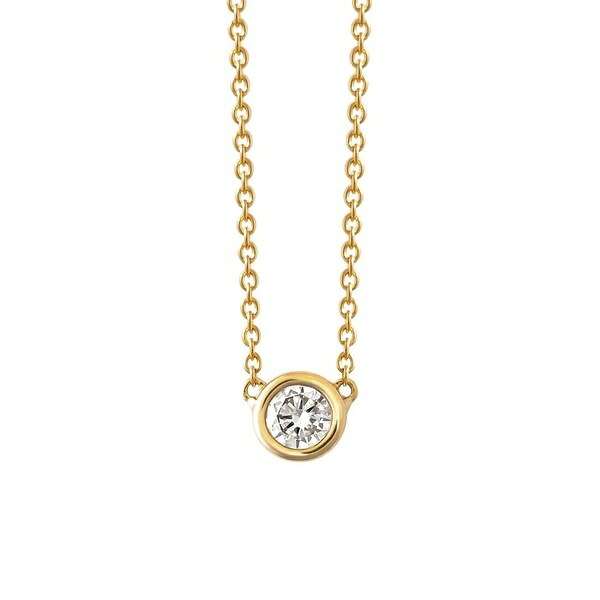 【WEB限定】K18 イエローゴールド ダイヤモンド ネックレス（0.20ct）／エステール（ESTELLE）