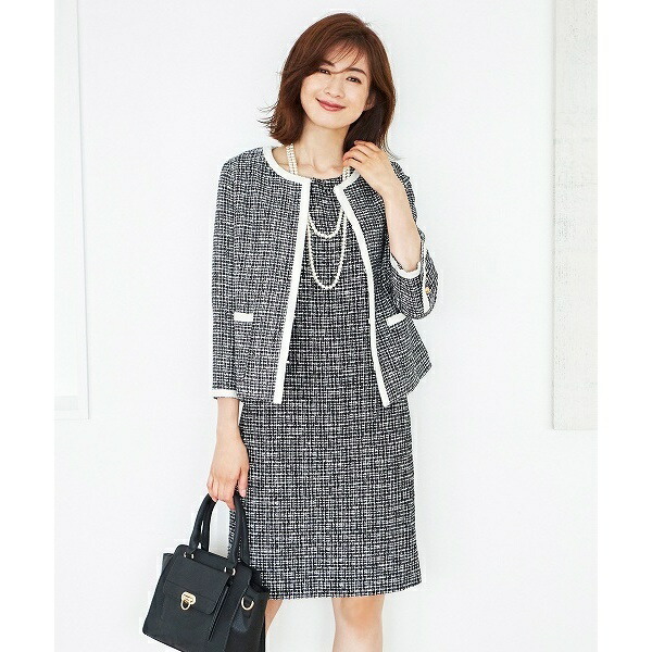 格安saleスタート高評価 フォーマル 大きいサイズ 結婚式 スカート Sale レディース ツイード セットアップ スーツ 結婚式 結婚式 スカート パーティー 冠婚葬祭 3 4点セット ジャケット レディース クリーム C R E A M 丸井 マルイ 店 ジャケット 3 4点セット