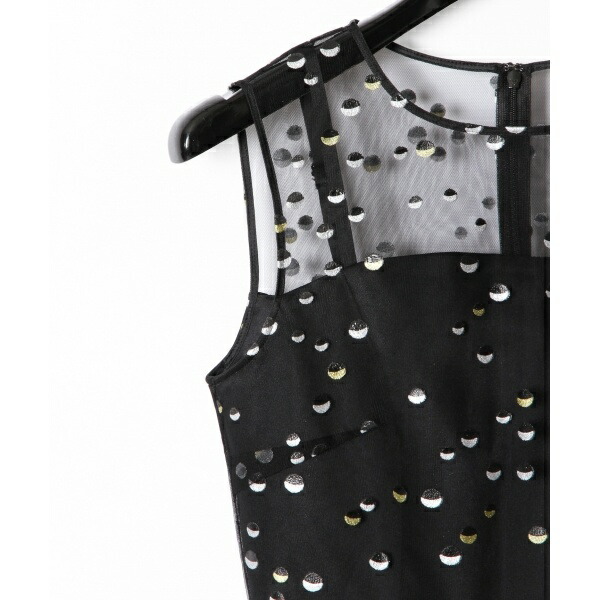 楽天市場 ラメフロッキードットワンピース グレースコンチネンタル Grace Continental 丸井 マルイ 楽天市場店