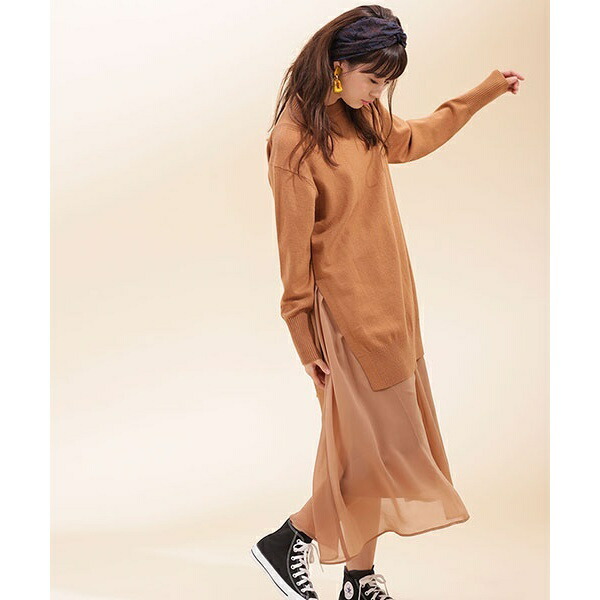 楽天市場 予約商品 Nu Ladys スリットニット ワンピースセット ナノ ユニバース レディース Nano Universe 丸井 マルイ 楽天市場店