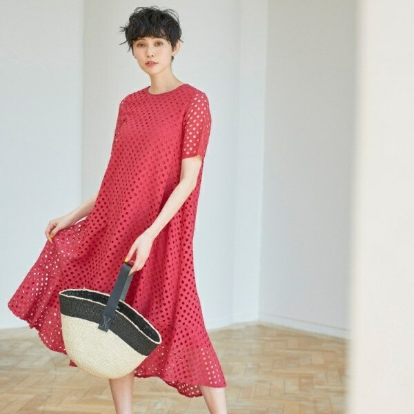 楽天市場 Ne Quittez Pas ヌキテパ カットワークワンピース アナトリエ Anatelier 丸井 マルイ 楽天市場店