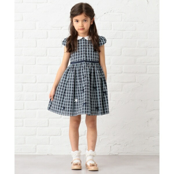 楽天市場 kids ファンシーシャドーチェックリボン ワンピース トッカ バンビーニ Tocca Bambini 丸井 マルイ 楽天市場店