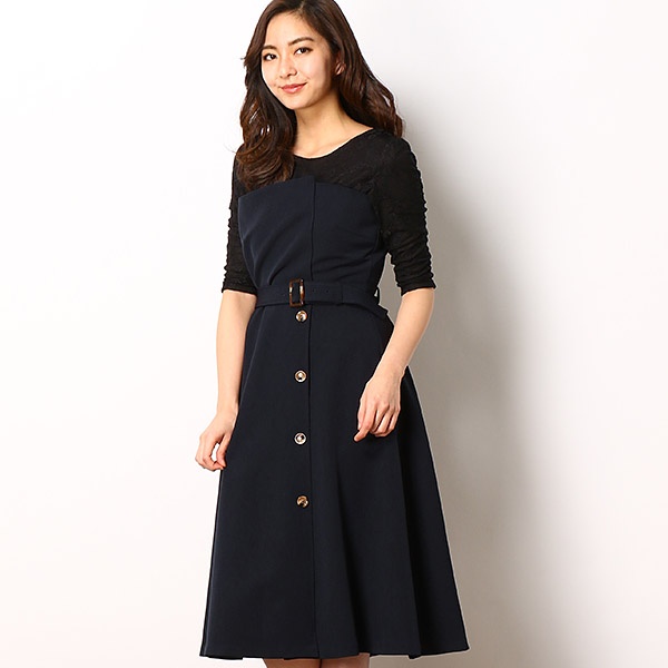 楽天市場 トレンチレースドッキングワンピース パターン フィオナ Pattern Fiona 丸井 マルイ 楽天市場店