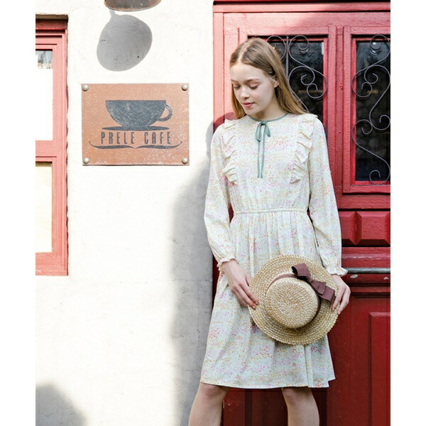 レディースファッション ワンピース I N T フィント Fint フラワーガーデン柄ワンピース F 最も Www Rrj Mu
