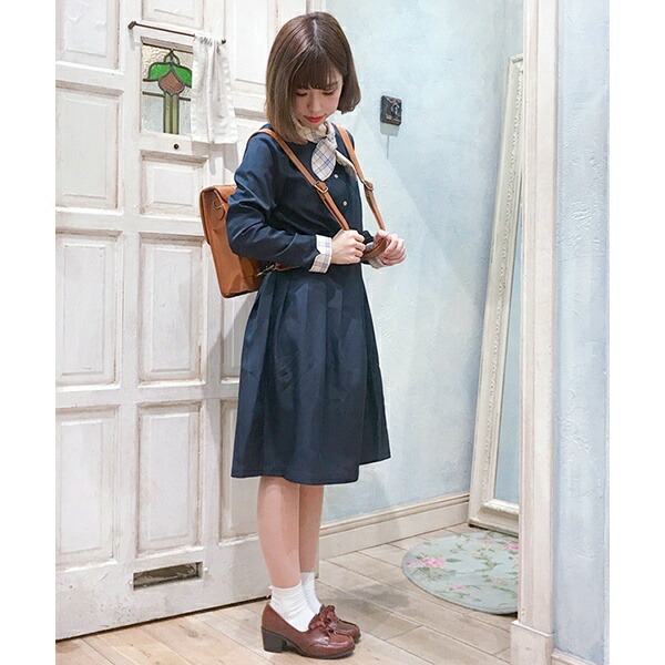 楽天市場 チェックボウタイスクールワンピース F I N T フィント Fint 丸井 マルイ 楽天市場店
