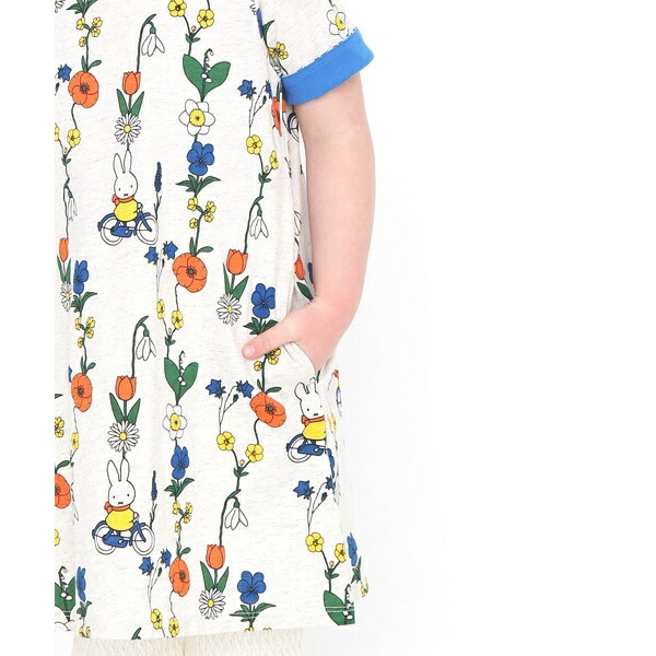 楽天市場 キッズ コラボレーションキッズワンピース お花とミッフィー ミッフィー グラニフ Graniph 丸井 マルイ 楽天市場店