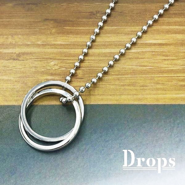 【ﾈｯｸﾚｽ】チェッカーコンビリングネックレス／ドロップス（Drops）｜丸井（マルイ）店