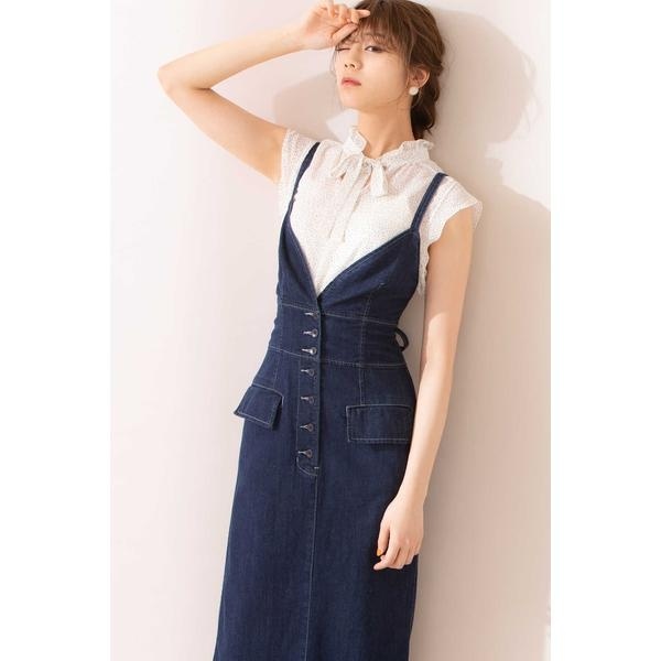 楽天市場 Ray 5月号掲載 美人百花 4月号掲載 ビヨンドデニムワンピース ジルバイジルスチュアート Jill By Jillstuart 丸井 マルイ 楽天市場店