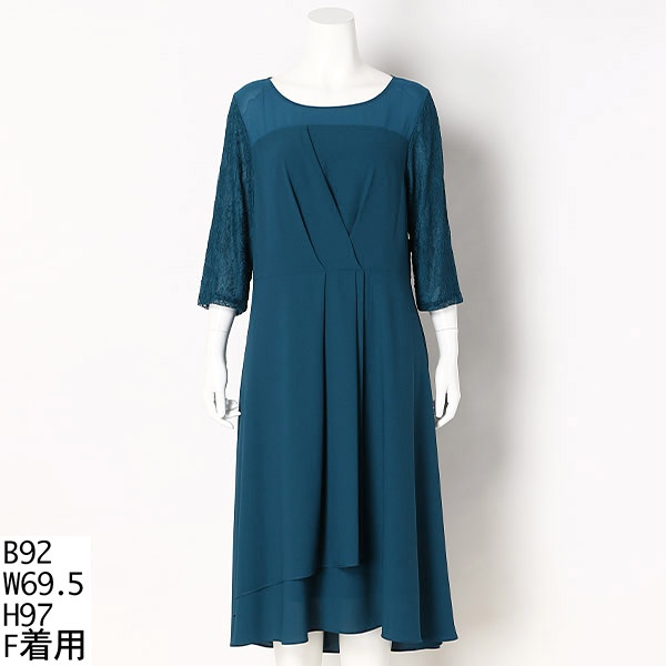 【大きいサイズ】レースロングドレス/ラ・クープ(LACOUPE)|丸井(マルイ)店