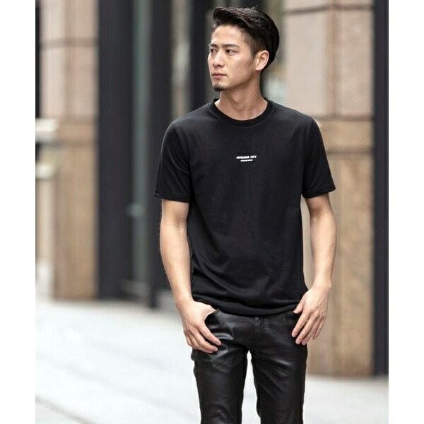 楽天市場 人気スタイリスト A S M コラボ シンプルメッセージ プリントt 半袖 a s m A S M 丸井 マルイ 楽天市場店