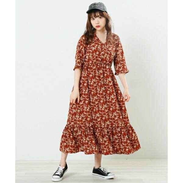 楽天市場 花柄カシュクールワンピース レイカズン Ray Cassin 丸井 マルイ 楽天市場店