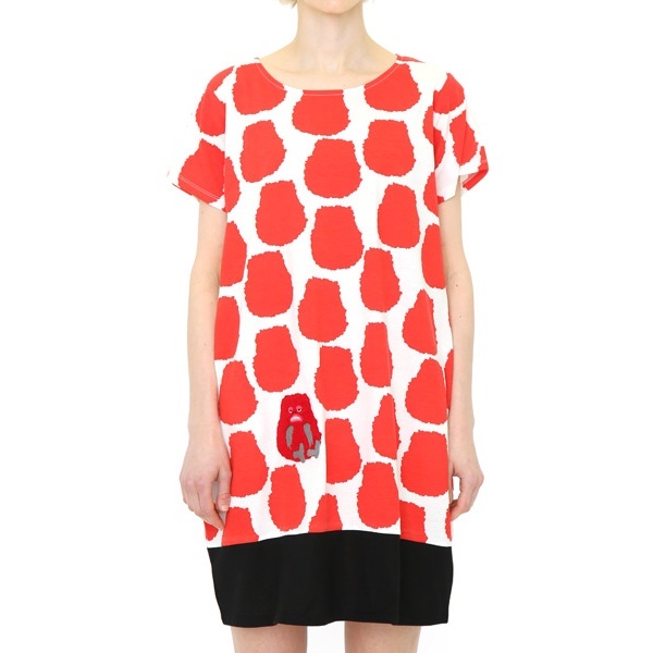 楽天市場 レディース コラボレーションコクーンワンピース ピグモンシルエット ウルトラマン グラニフ Graniph 丸井 マルイ 楽天市場店