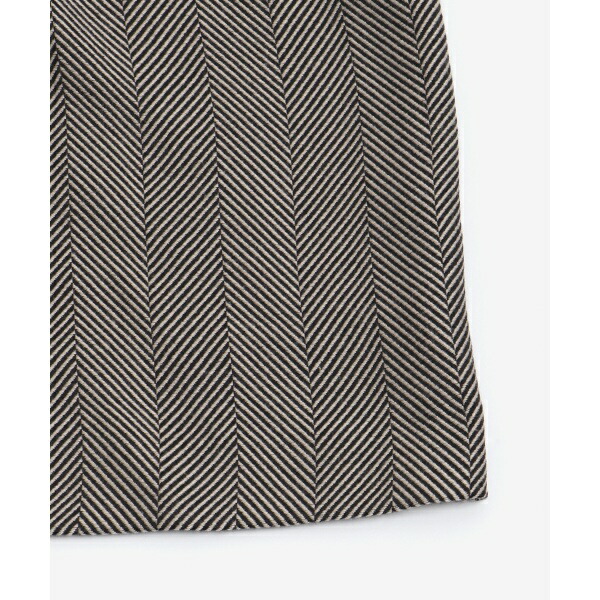 楽天市場 ヘリンボーンサイドポケットタイトスカート ペルルペッシュ Perle Peche 丸井 マルイ 楽天市場店