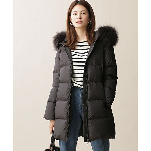 楽天市場 予約商品 Nu Nishikawa 西川ダウン フードロングダウン ナノ ユニバース レディース Nano Universe 丸井 マルイ 楽天市場店