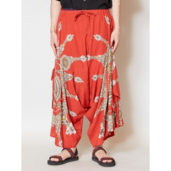 楽天市場 チャイハネ Yul エスニック曼荼羅プリントmen Sサルエルパンツ チャイハネ Cayhane 丸井 マルイ 楽天市場店